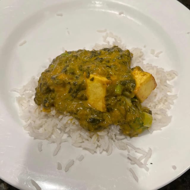 Palak Paneer.