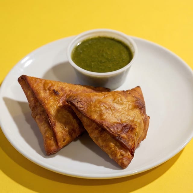 Vegetable Samosa.